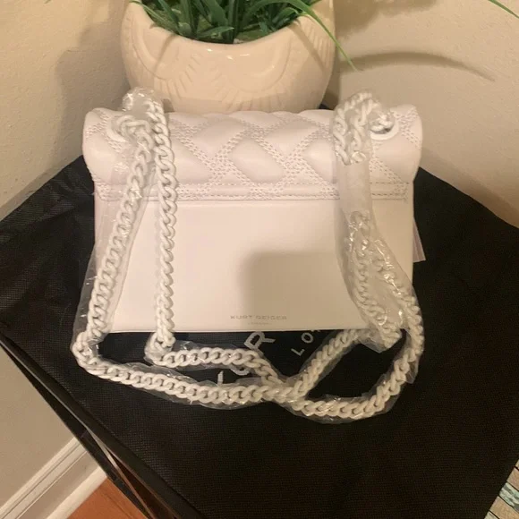 Kurt Geiger London Mini Kensington Drench Leather Shoulder Bag - Picture 12 of 16